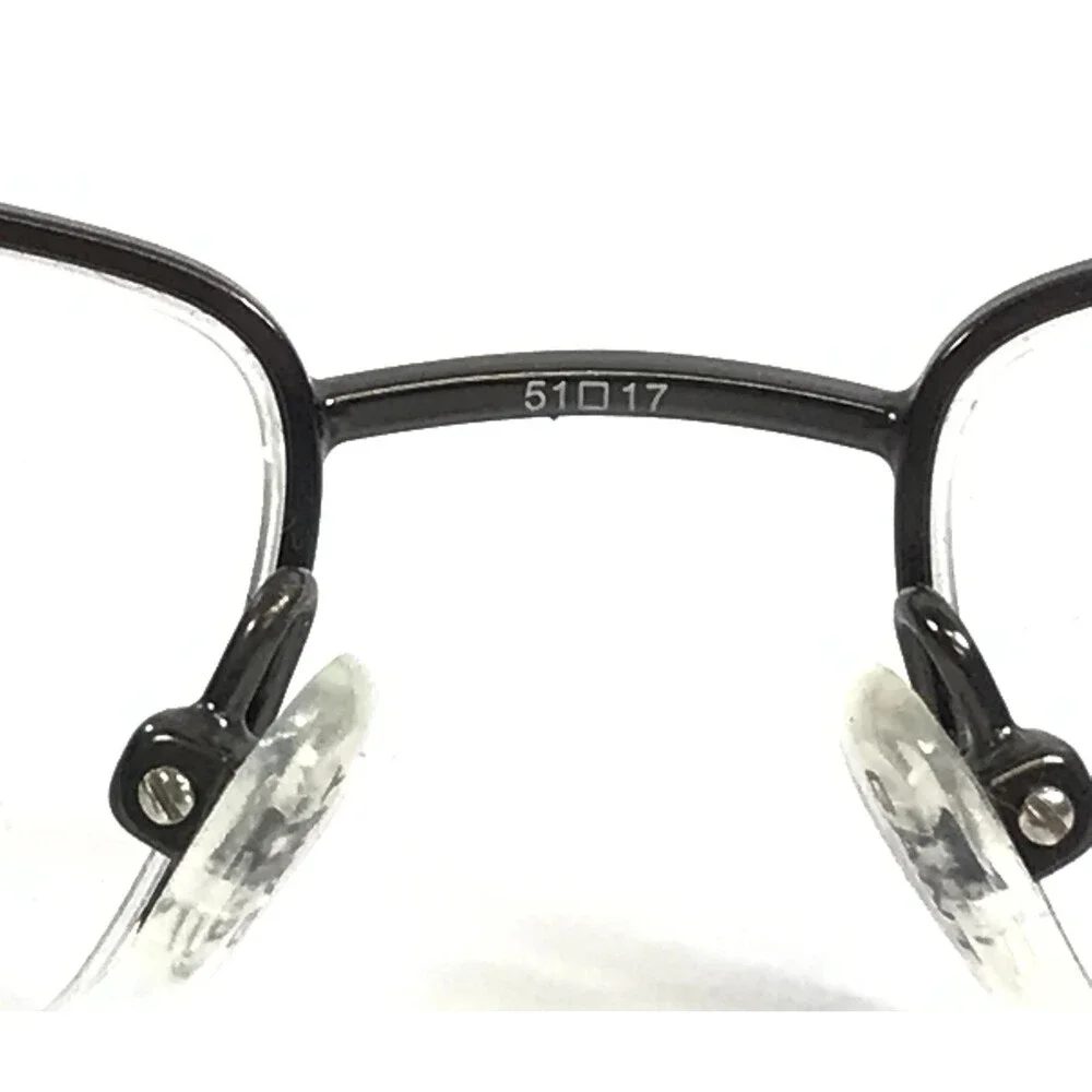 Gants Eyeglasses Frames G WATTS BRN Brown Rectangle Wire Rim 51-17-140